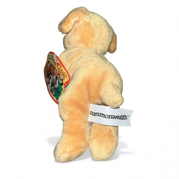 Rare Target 2001 Cuddle Zone Tan Mini Puppy Dog Stuffed Plush W Tags - Picture 4 of 4